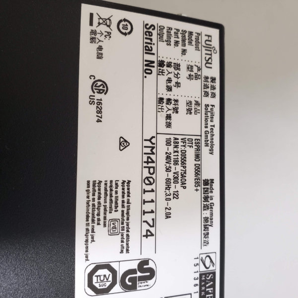 Fujitsu Mini Desktop DTF