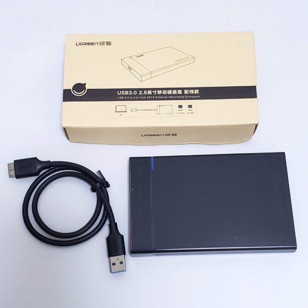 外置硬碟盒-USB3.0-Ugreen-2.5-inches