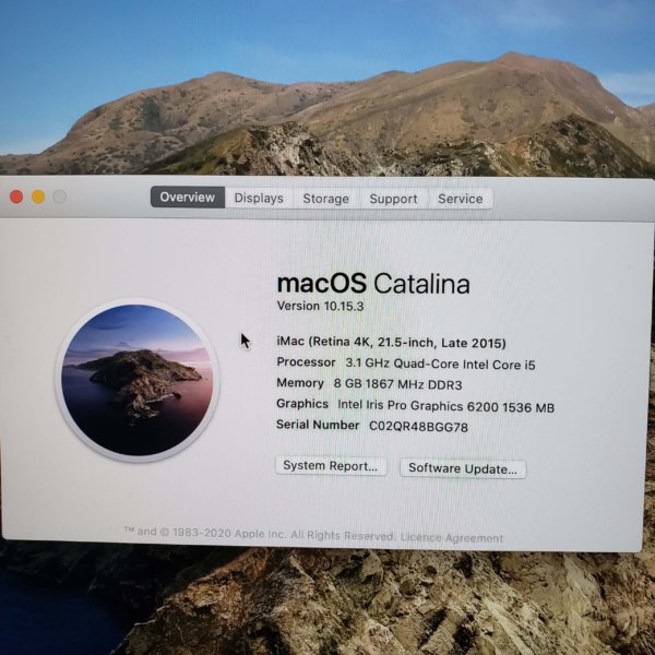 imac 2015 21 retina 4k