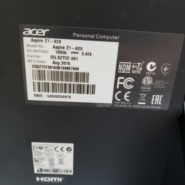 二手 Aspire Z1-623