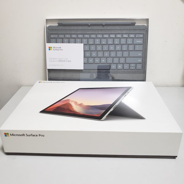 二手平板電腦，Surface Pro 7 Intel Core i5 10th / 128GB / 8GB RAM 2020年11月27日豐澤購買 近全新有單有盒