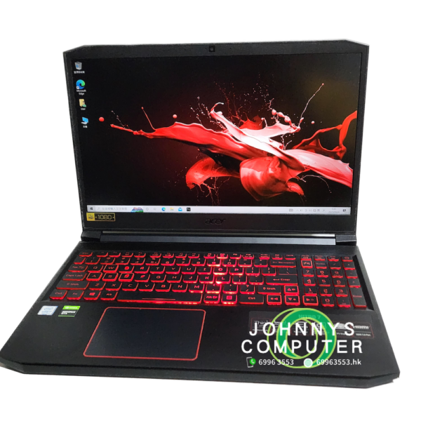 新淨 Acer 電競手提電腦 15.6 吋 (i7-9750H+GTX 1650+16G+1 TB HDD+256 GB SSD) IPS 螢幕，適合遊戲和影片編輯