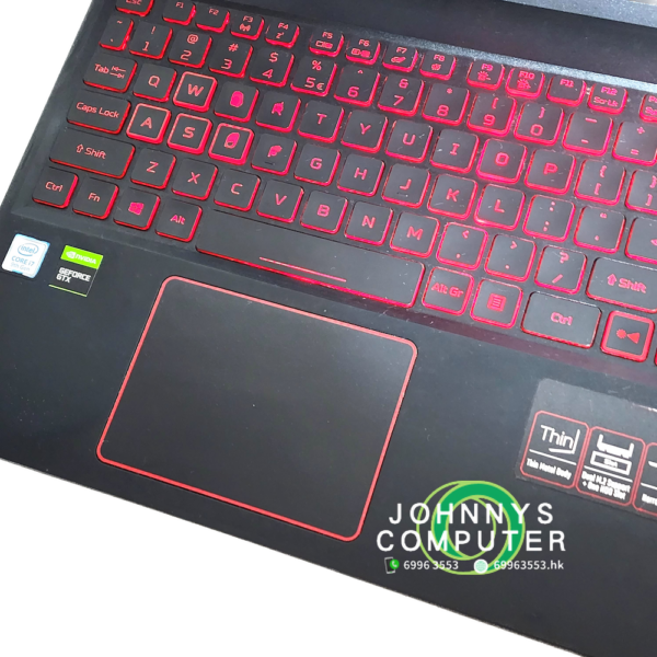 新淨 Acer 電競手提電腦 15.6 吋 (i7-9750H+GTX 1650+16G+1 TB HDD+256 GB SSD) IPS 螢幕，適合遊戲和影片編輯