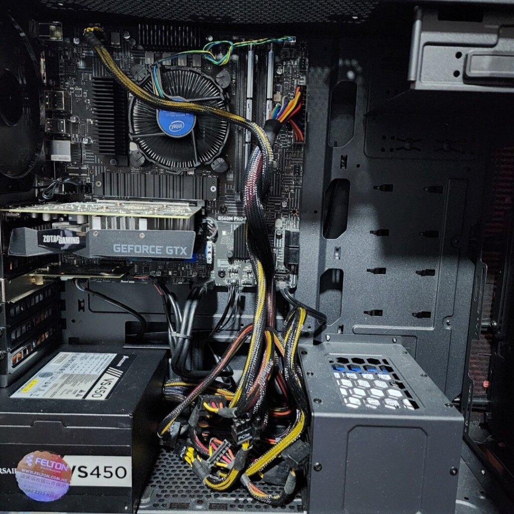 即買即用 電腦Gaming 主機GTX 1650 4G i5-10400F +16GB+512GB SSD+Windows 10 Pro+Wifi
